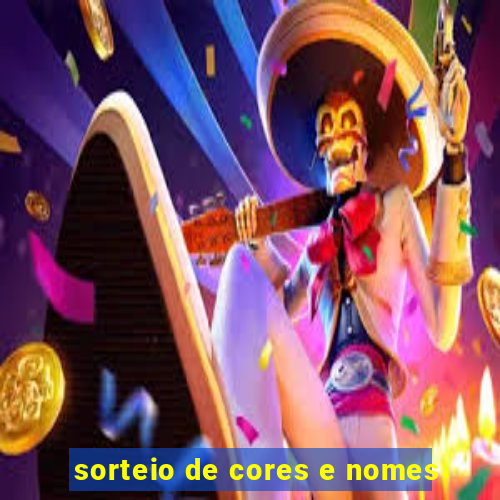 sorteio de cores e nomes